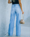 Destroyed Straight Leg Jeans