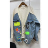 Embroidered Denim Coat