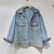 Embroidered Denim Jacket Ladies