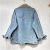 Embroidered Denim Jacket Ladies