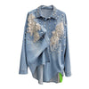 Embroidered Denim Shirt