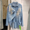 Embroidered Denim Shirt