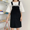 Girls Denim Overall Dress