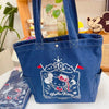 Hello Kitty Denim Tote Bag