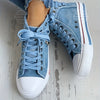 High Top Denim Sneakers