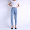 High Waist Slim Fit Jeans