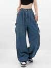 High Waisted Barrel Jeans