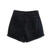 High Waisted Shorts Denim Black