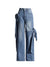 High Waisted Straight Leg Jeans Womens