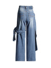 High Waisted Straight Leg Jeans Womens