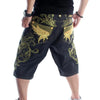 Hip Hop Mens Denim Shorts