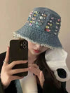 Kawaii Denim Bucket Hat