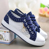 Lace Denim Sneakers