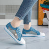 Lace Denim Sneakers