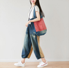 Large Denim Tote Bag