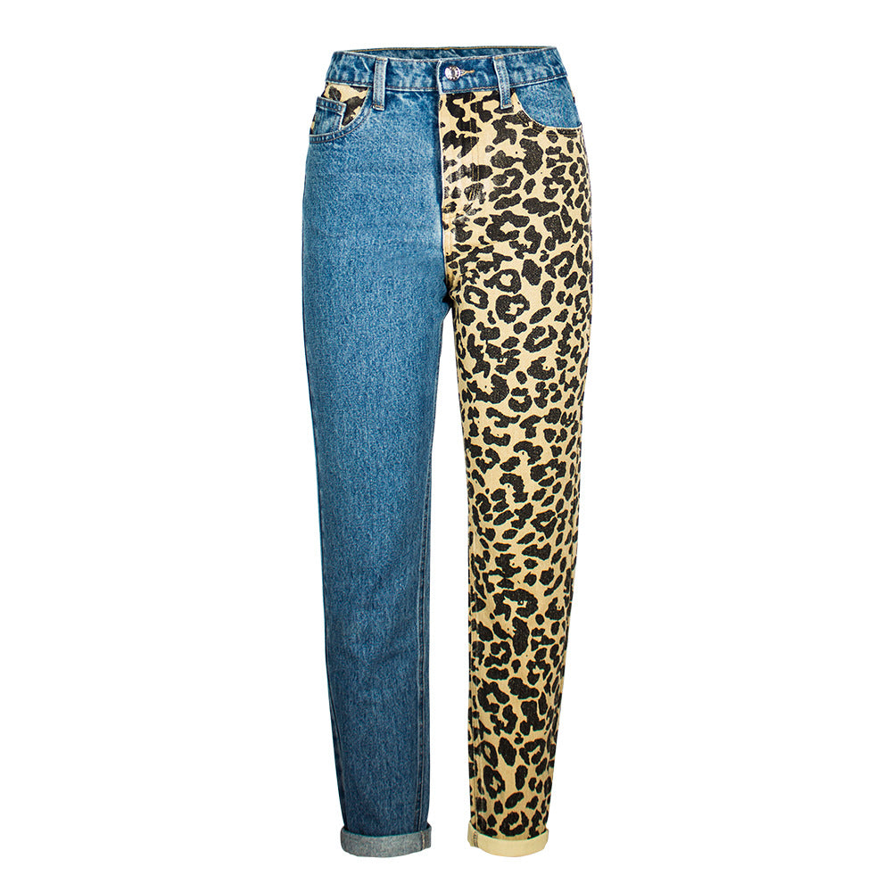 Leopard Print Skinny Jeans