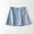 Light Blue Denim Mini Skirt