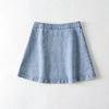 Light Blue Denim Mini Skirt