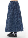 Long Denim Maxi Skirt