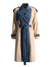 Long Denim Trench Coat