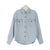 Long Sleeve Blue Denim Shirt