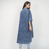 Longline Denim Trench Coat