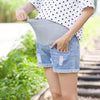 Maternity Denim Shorts