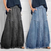 Maxi Long Denim Skirt