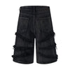 Mens Black Denim Shorts