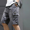 Mens Denim Cargo Shorts