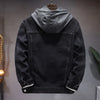 Mens Denim Jacket with Hood