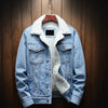 Mens Fleece Lined Denim Jacket