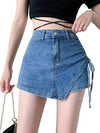 Micro Denim Skort