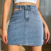 Mini Bodycon Denim Skirt