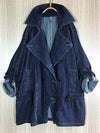 Oversized Denim Coat