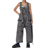 Oversized Denim Overalls