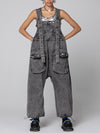 Oversized Denim Overalls