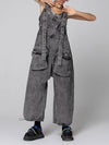 Oversized Denim Overalls