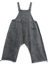 Oversized Denim Overalls