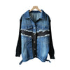 Patchwork Denim Coat