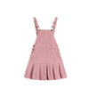 Pink Denim Overall Dress