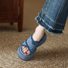 Platform Denim Sandals