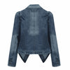 Plus Size Denim Blazer