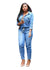 Plus Size Denim Jumpsuit