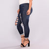 Plus Size Ripped Skinny Jeans