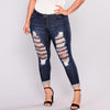 Plus Size Ripped Skinny Jeans