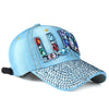 Rhinestone Denim Hat