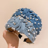 Rhinestone Denim Headband