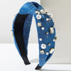 Rhinestone Denim Headband