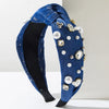 Rhinestone Denim Headband